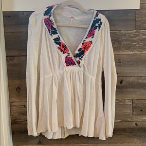 Rose Red Free People Tunic